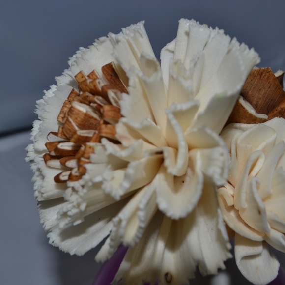 Handmade Wood Flower Arrangement - Picture 8 of 8